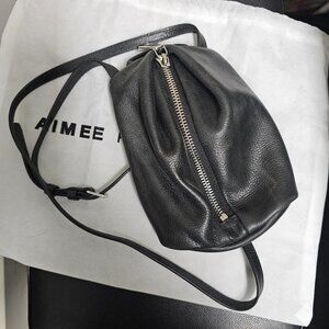 Aimee Kestenberg black leather bag
